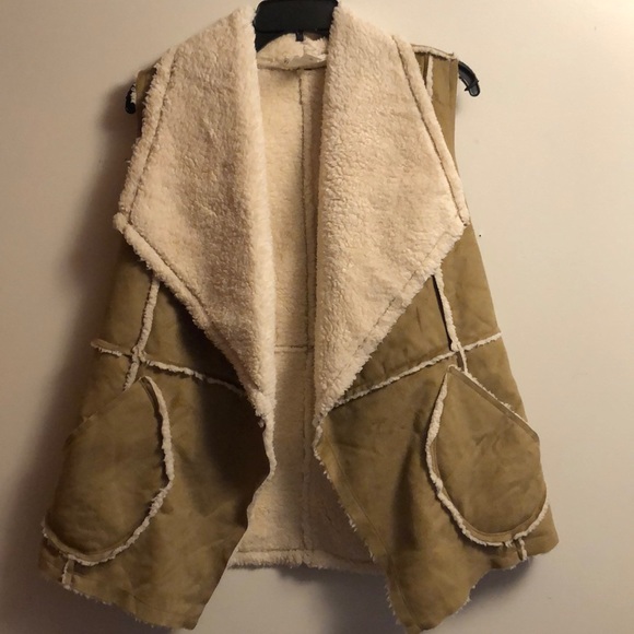 Caslon Faux Fur Vest 